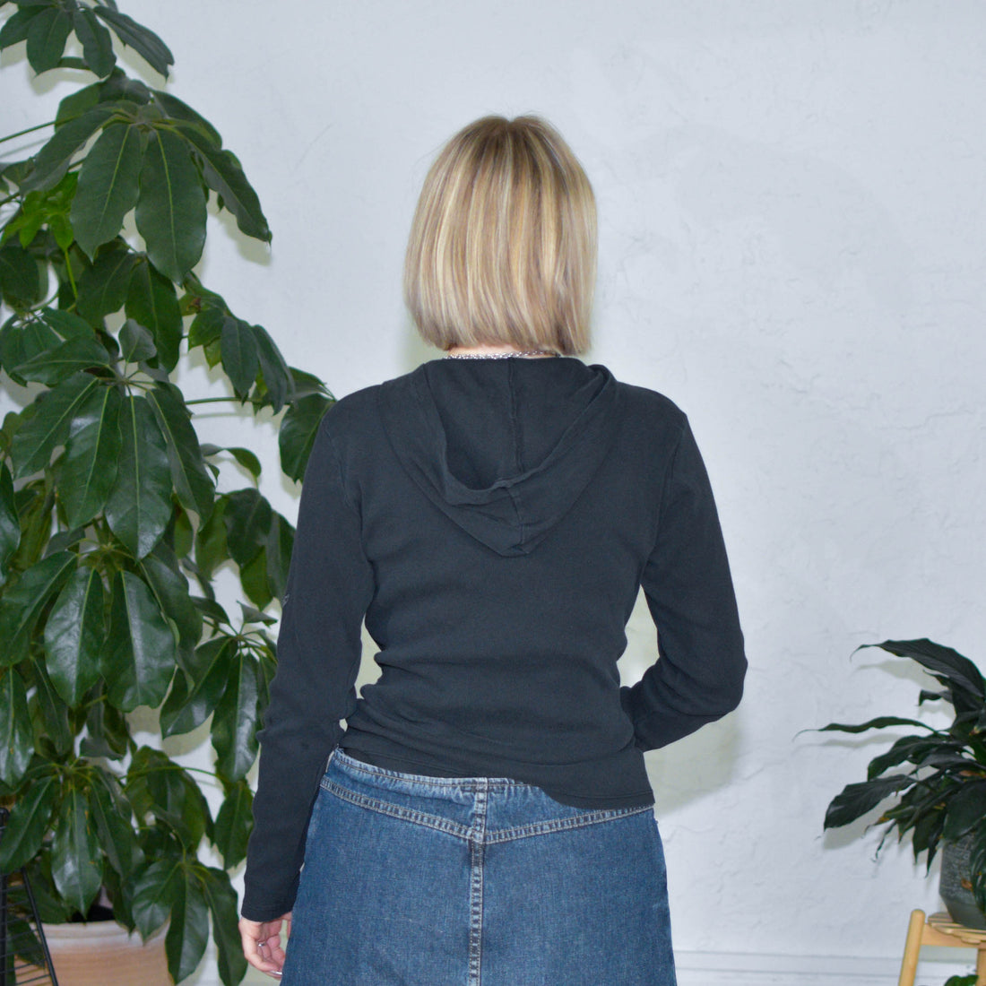 Y2k Forever Heart Graphic Long Sleeve Femme Hooded Top