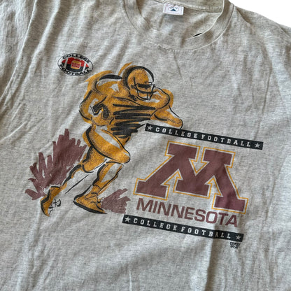 Vintage University of Minnesota Football Graphic T-Shirt