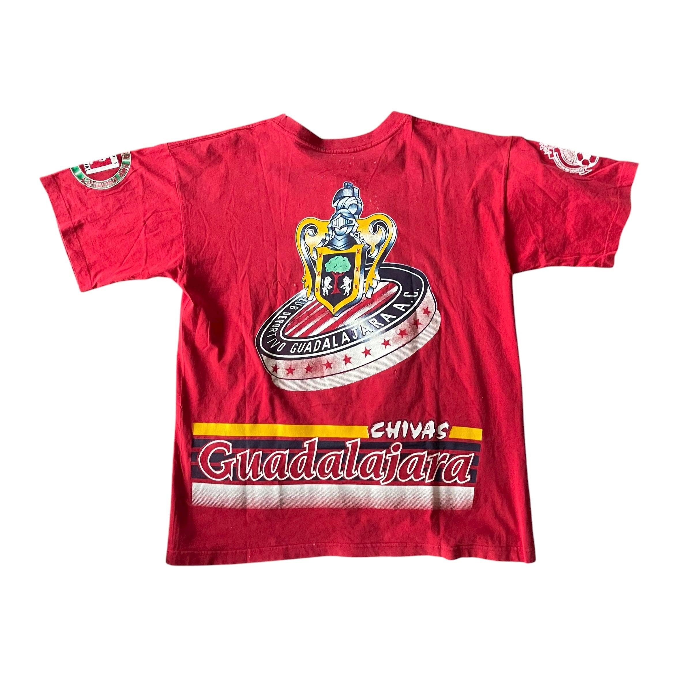 Vintage 2000s Chivas De Guadalajara AOP Graphic T-Shirt