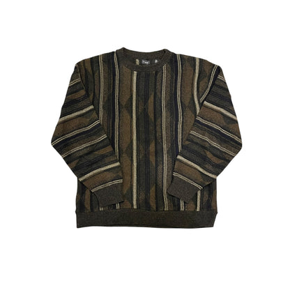 Vintage Haggar Striped Knit Sweater