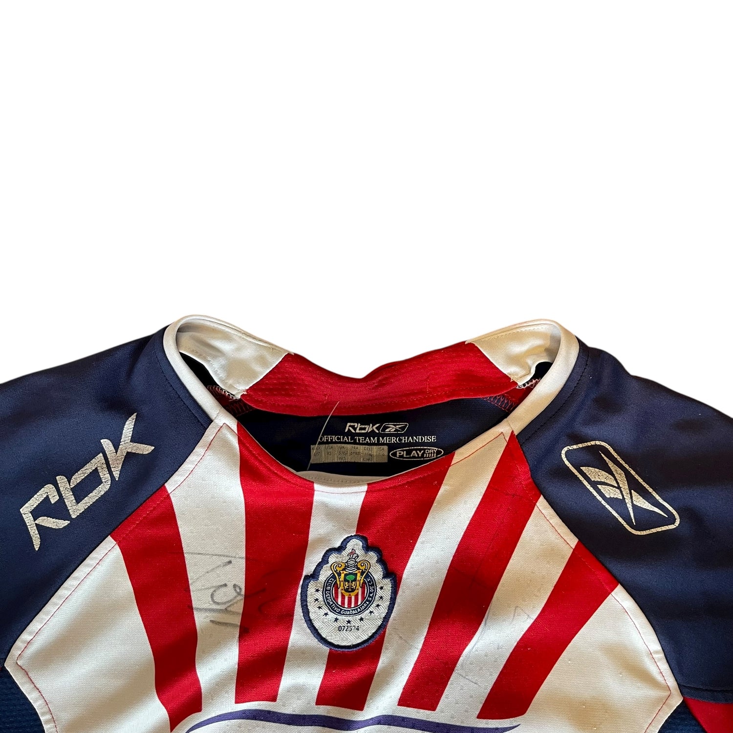 Vintage 2008-09 Chivas de Guadalajara Femme Home Jersey (w/ Signatures)
