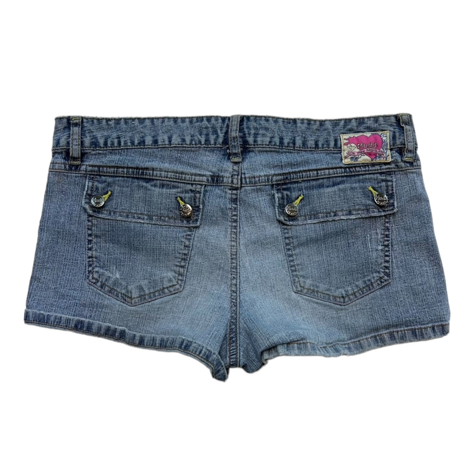 Y2k Mudd Femme Jean Micro Shorts