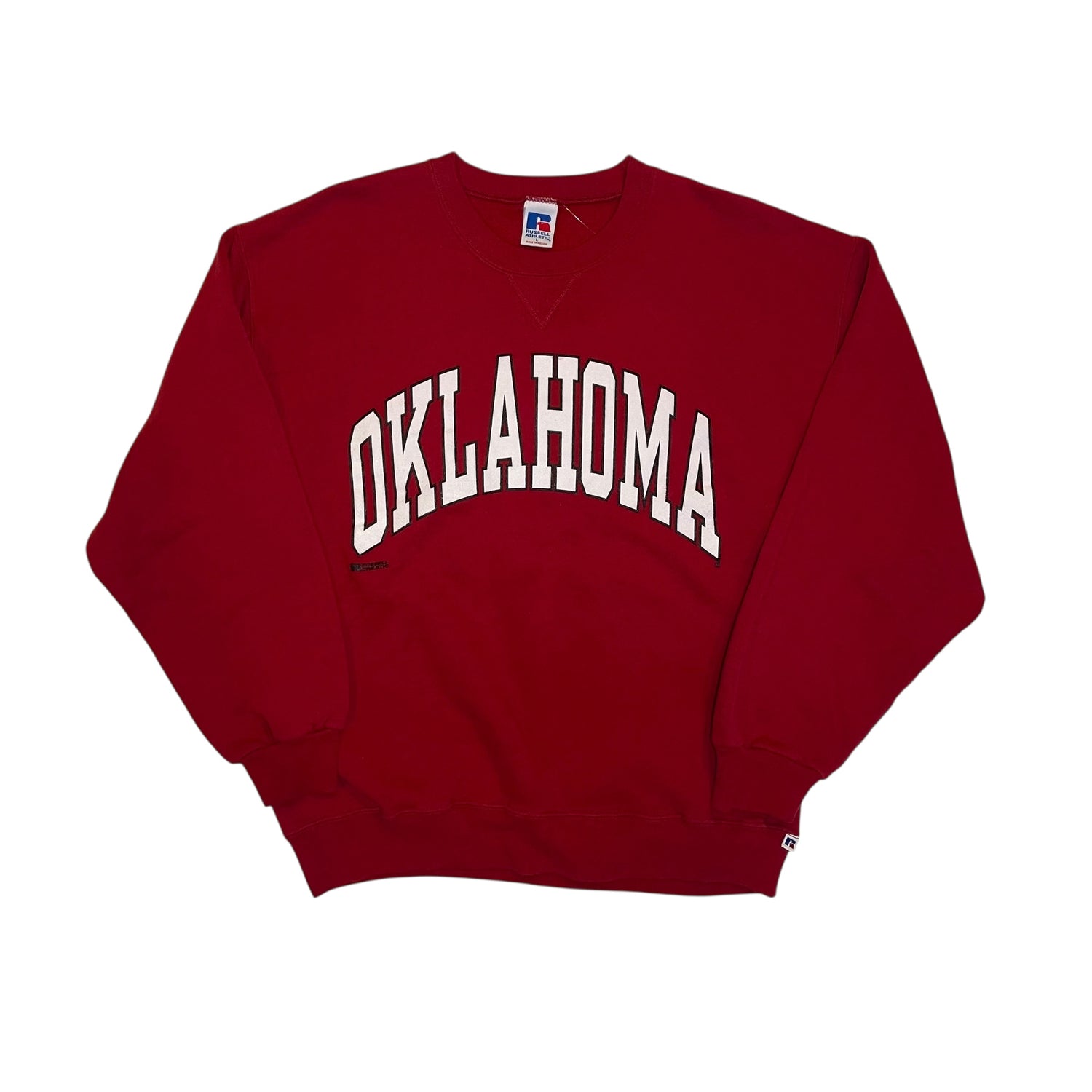 Vintage Russell Athletic Oklahoma Sooners Red Crewneck