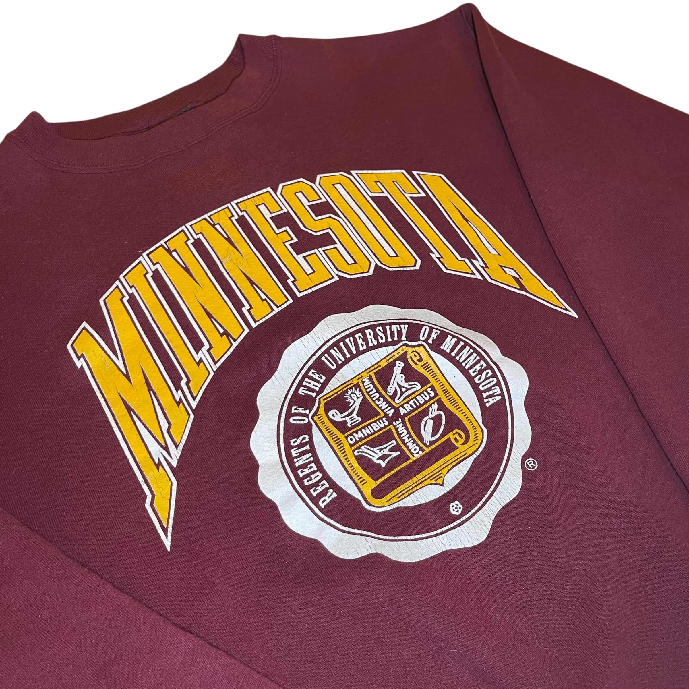 Vintage 90s University of Minnesota Maroon Crewneck