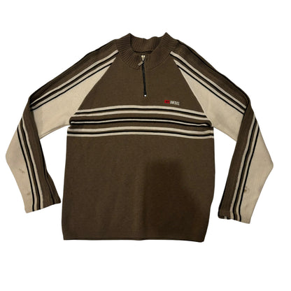 Y2k Diesel Quarter Zip Knit Sweater