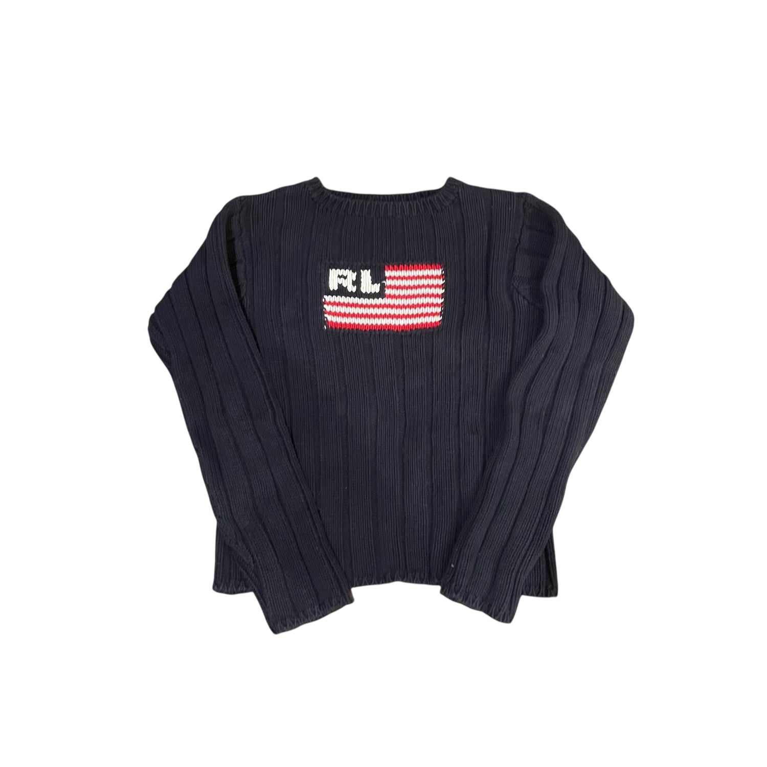 Y2K Polo Jeans Co by Ralph Lauren American Flag Knit Sweater