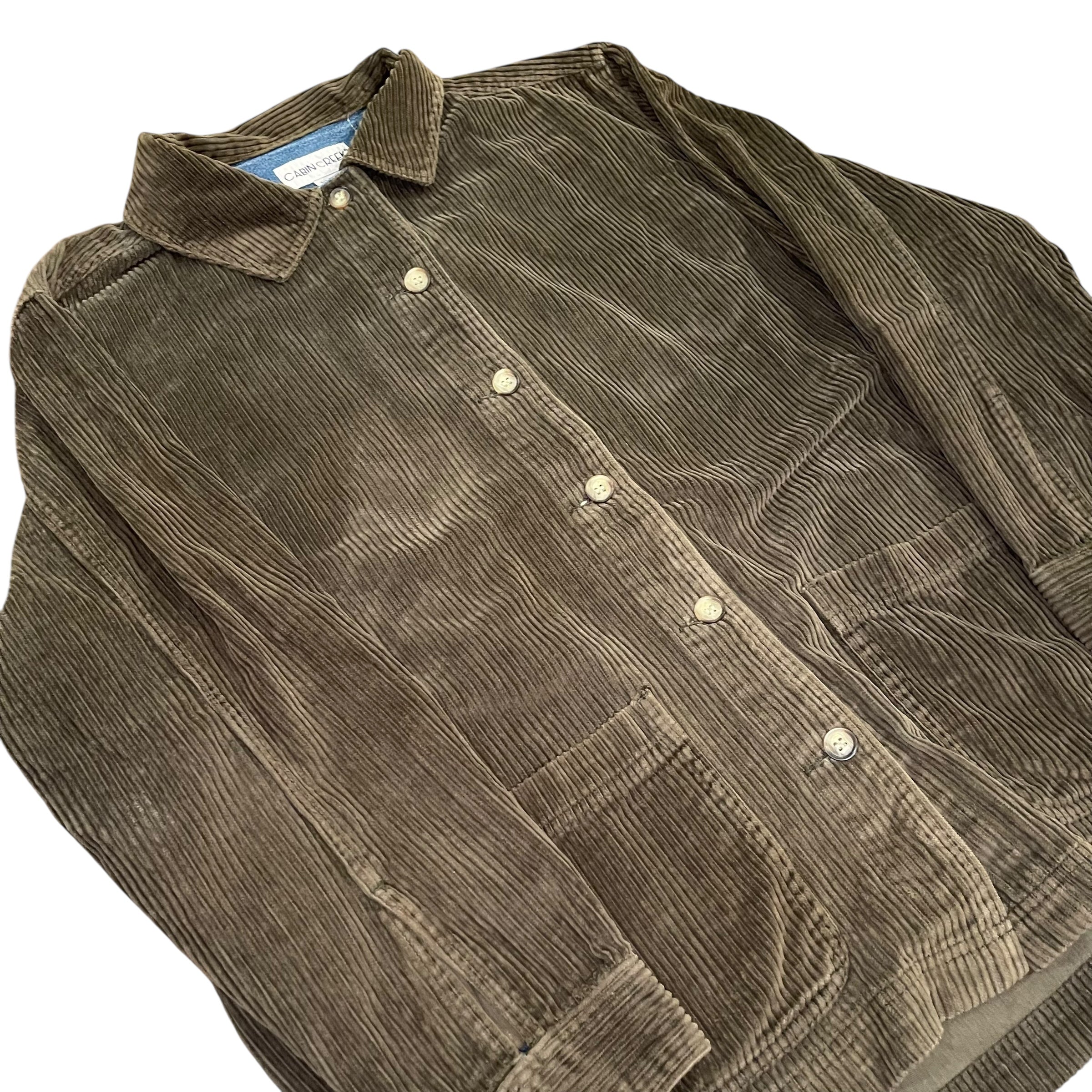 Vintage Long Sleeve Cabin Creek Corduroy Button-Down