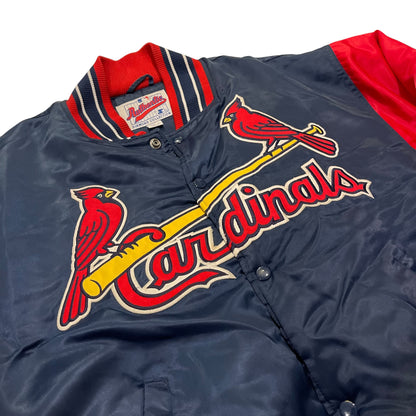 Vintage Starter Arizona Cardinals Satin Bomber Jacket
