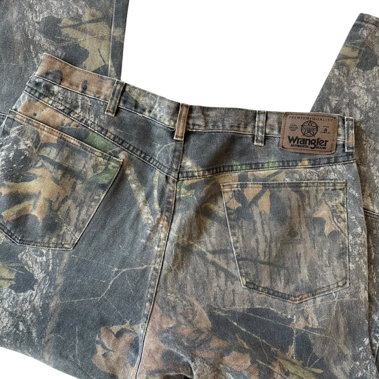 Vintage Wrangler Camo Double Knee Pants