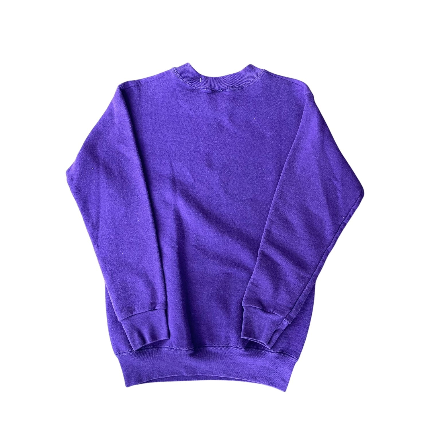 Vintage Minnesota Vikings Purple Graphic Crewneck Sweatshirt