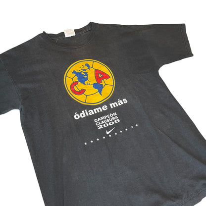 Vintage 2005 Club America Champions Signatures T-Shirt