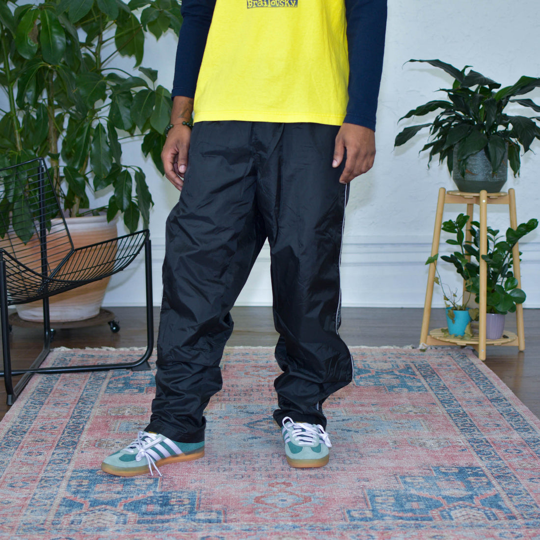 2000s Gap Track Pants (Navy)