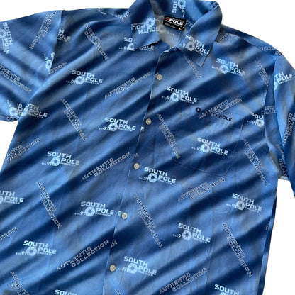 Y2k SouthPole AOP Button Up