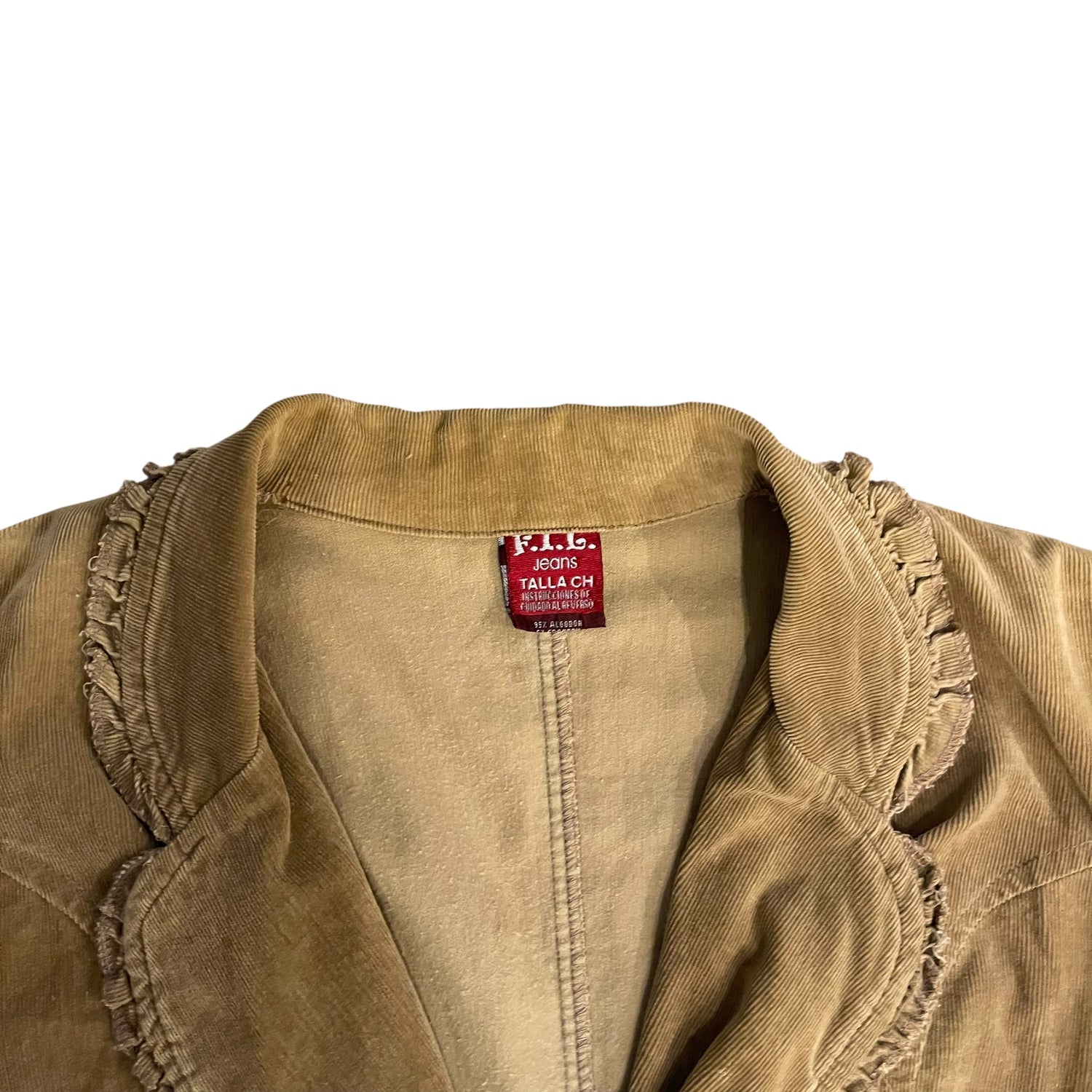 Y2K Long Sleeve FIL Jeans Corduroy Suit Jacket