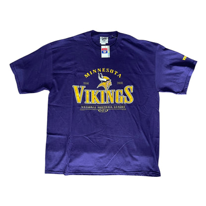 Vintage 1999 Minnesota Vikings Purple Graphic T-Shirt