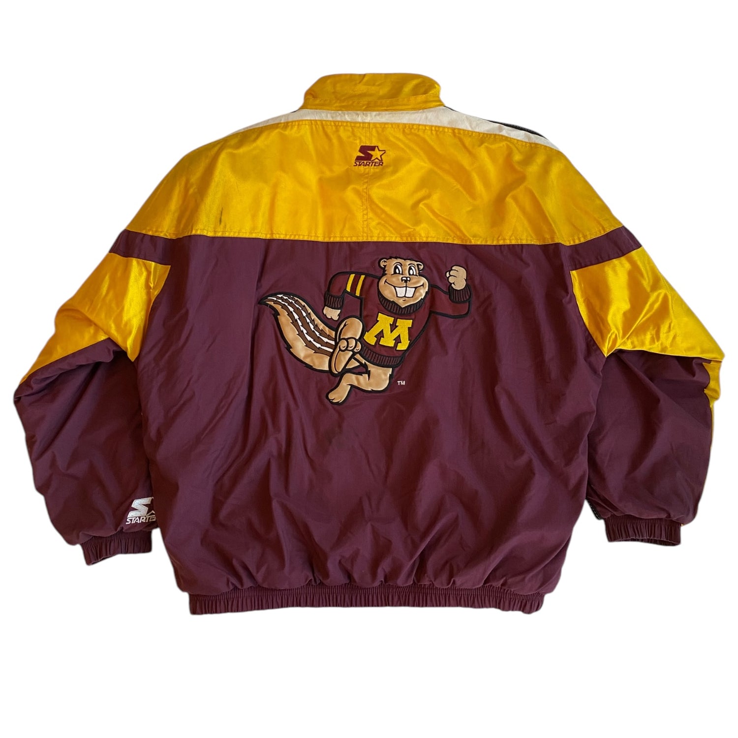 Vintage Minnesota Gophers Starter Puffer Jacket