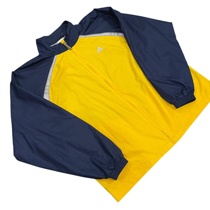 Vintage Y2K Blue &amp; Yellow Adidas Windbreaker