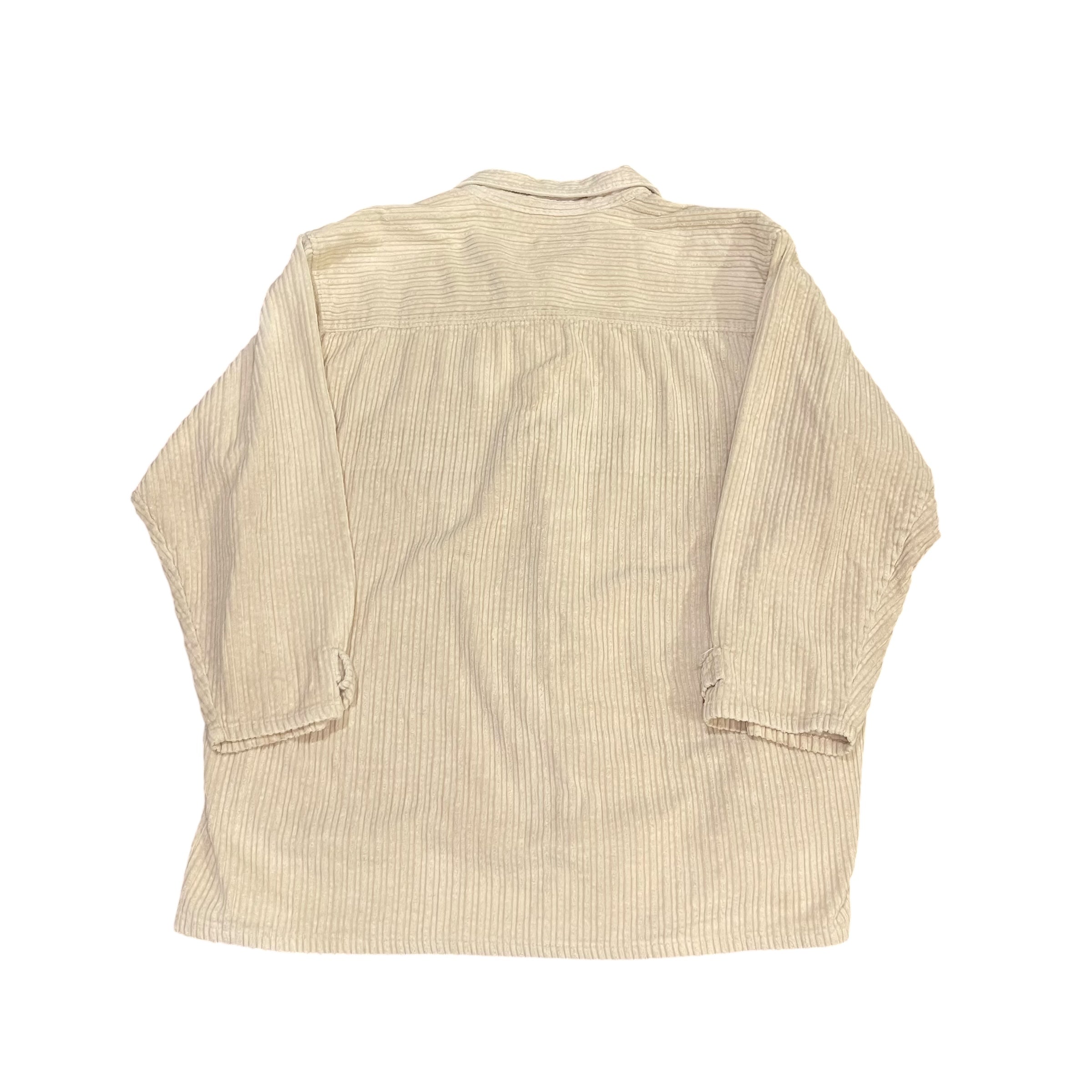 Vintage Y2K Long-Sleeve L.A. Blues Corduroy Zip-Up Jacket