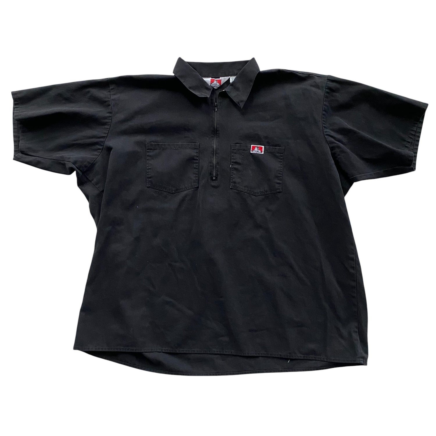 Vintage Ben Davis Quarter Zip Shirt