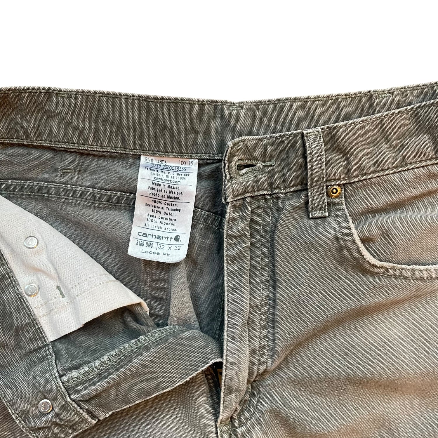 Vintage Carhartt Distressed Gray Pants
