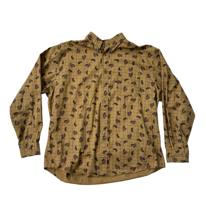 Paisley Long Sleeve Button Up