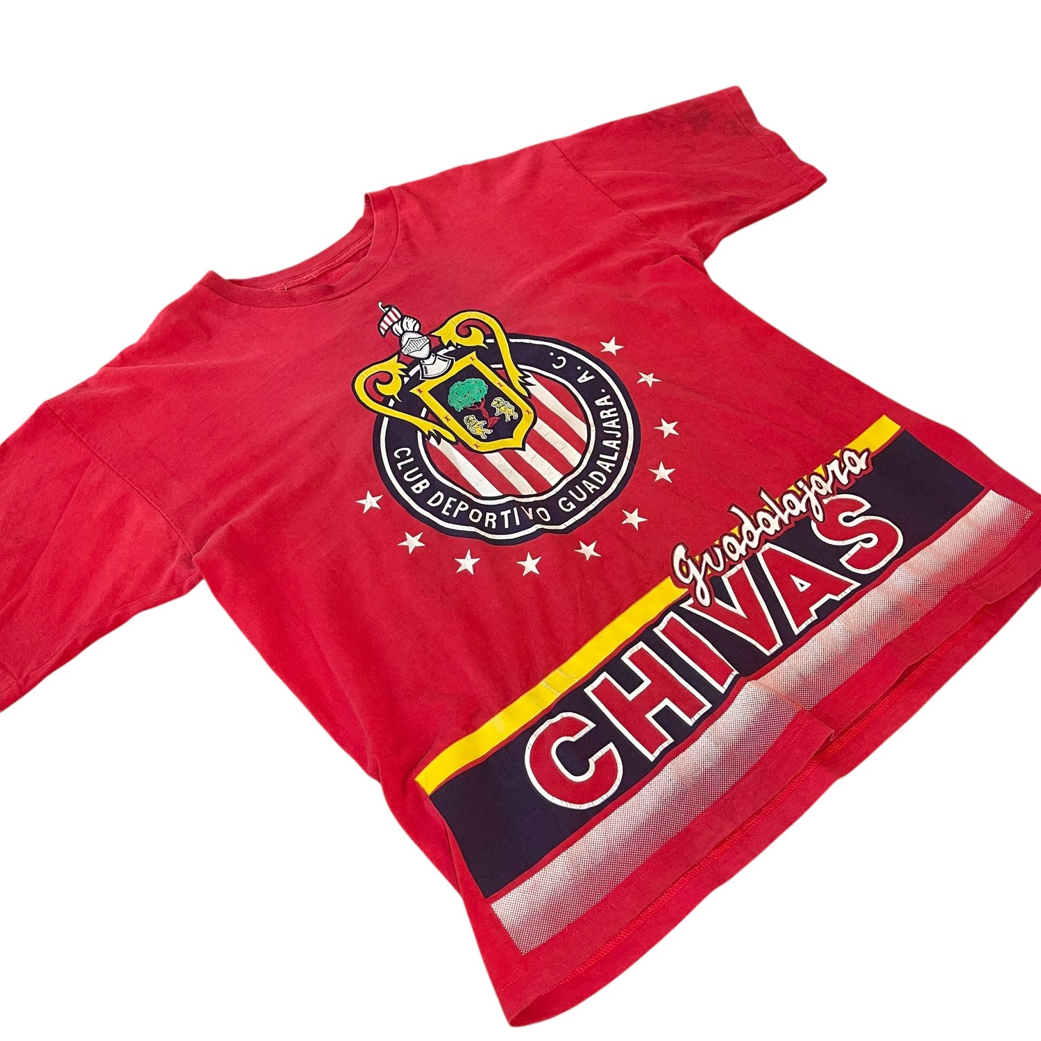 Vintage 90s Chivas de Guadalajara All-Over-Print T-Shirt