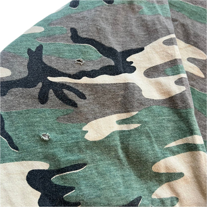 Vintage Army Camo Long Sleeve T-Shirt