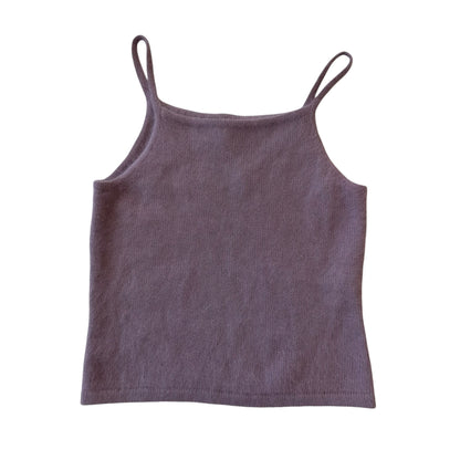 90s Xhilaration Fuzzy Purple Tank Top