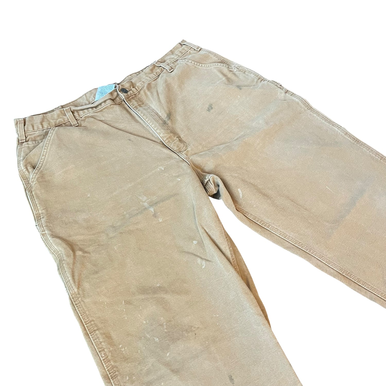 Vintage Distressed Carhartt Signature Brown Work Pants
