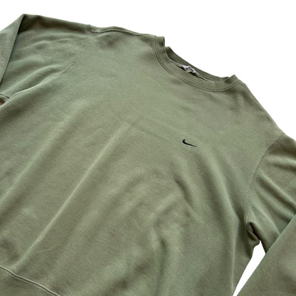 Vintage Nike Sage Green Side Swoosh Crewneck