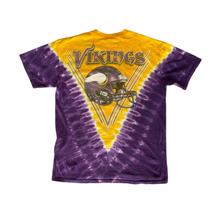 Vintage Minnesota Vikings Tie Dye Logo T-Shirt