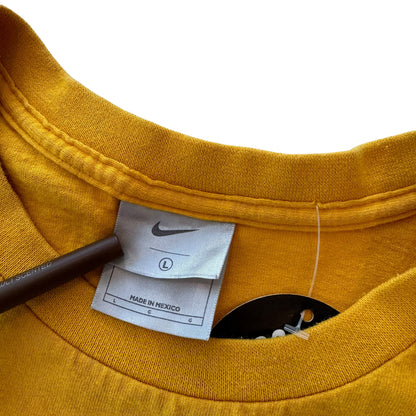 Y2k Nike Logo Yellow T-Shirt
