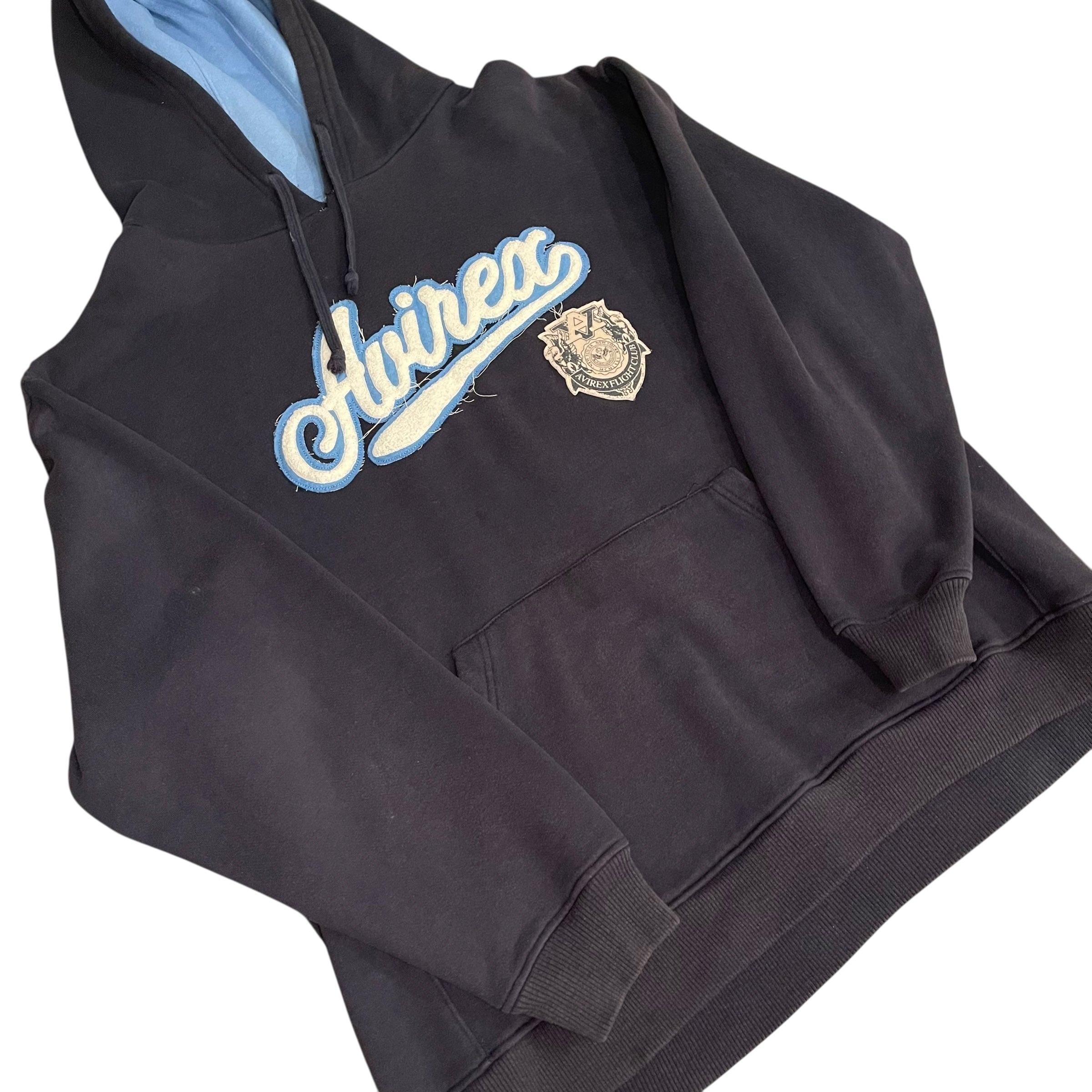 Vintage Y2K Navy Avirex Hoodie