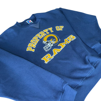 Vintage 1996 St. Louis Rams Russell Athletic Navy Crewneck