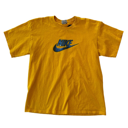 Y2k Nike Logo Yellow T-Shirt
