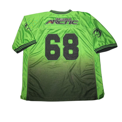 Y2K Arctic Cat Green Football Jersey