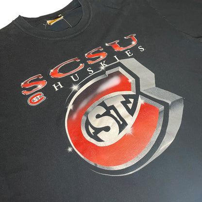 Vintage St. Cloud State University Black Graphic T-Shirt