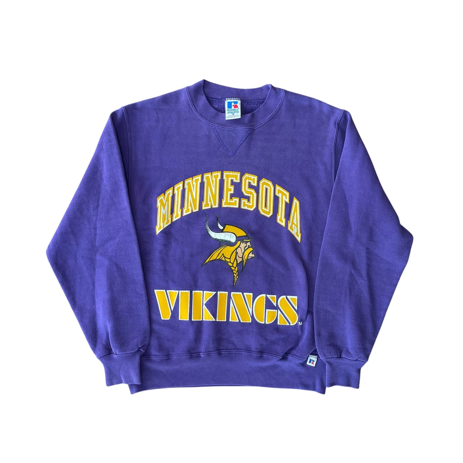Vintage Minnesota Vikings Purple Russell Athletic Crewneck