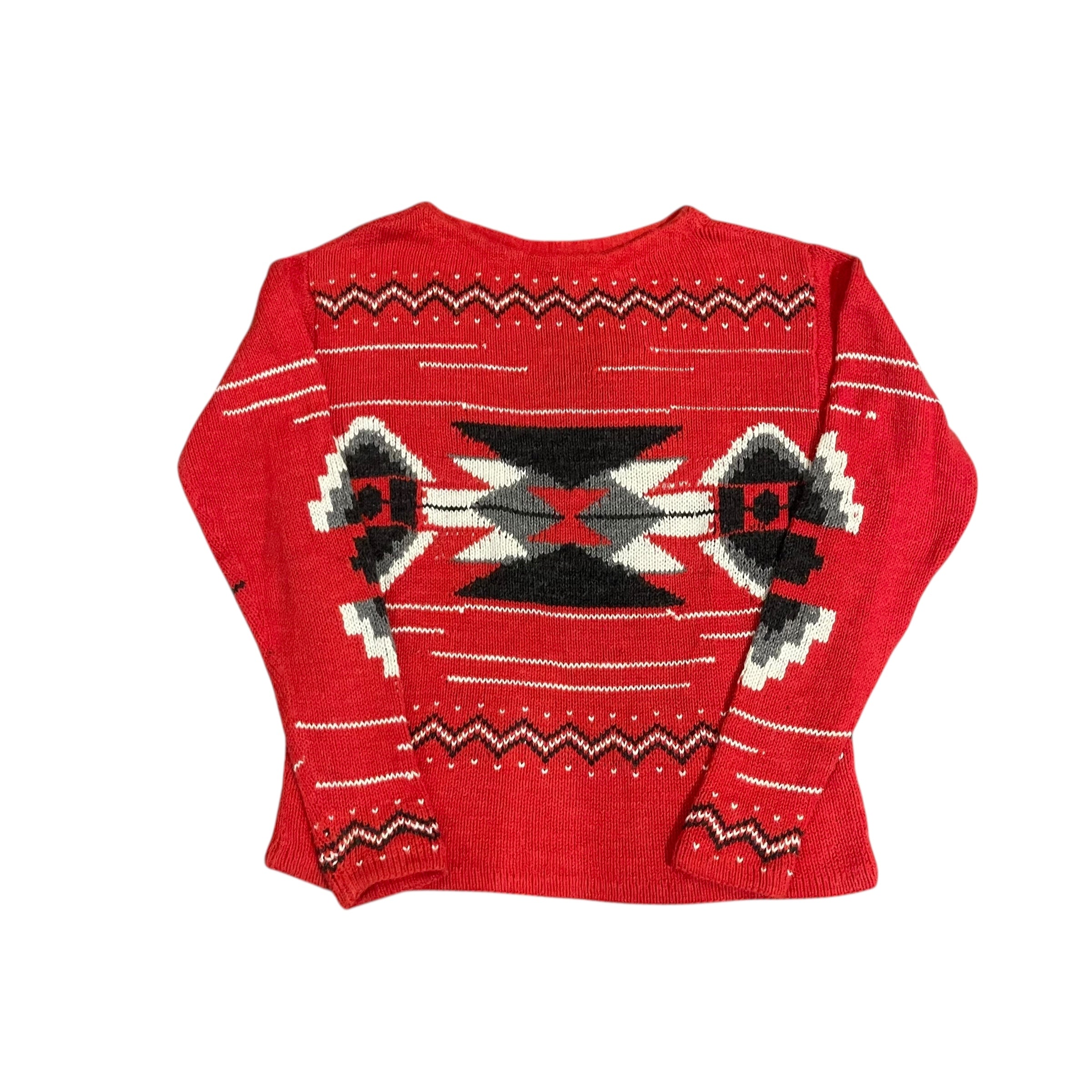 Y2K Lauren Jeans Co. by Ralph Lauren Southwestern Print Knit Sweatshirt