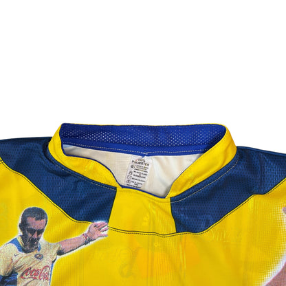 Vintage 2004 Club America Cuauhtémoc Blanco and Memo Ochoa Jersey