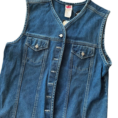 Vintage Deadstock No Boundaries Denim Vest Top