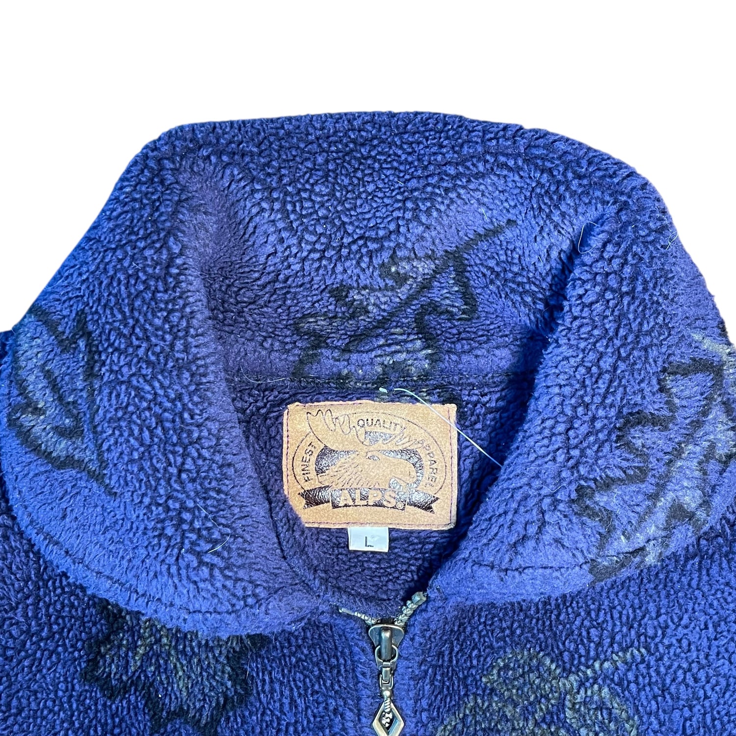Vintage Purple Nature Fleece Sweatshirt