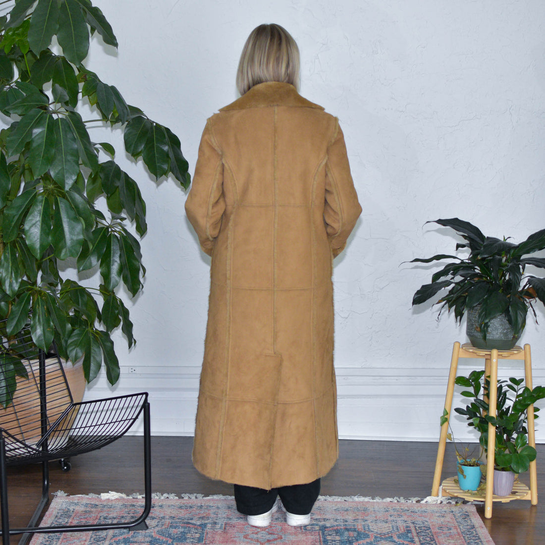 Y2k Fur Lined Trench Coat