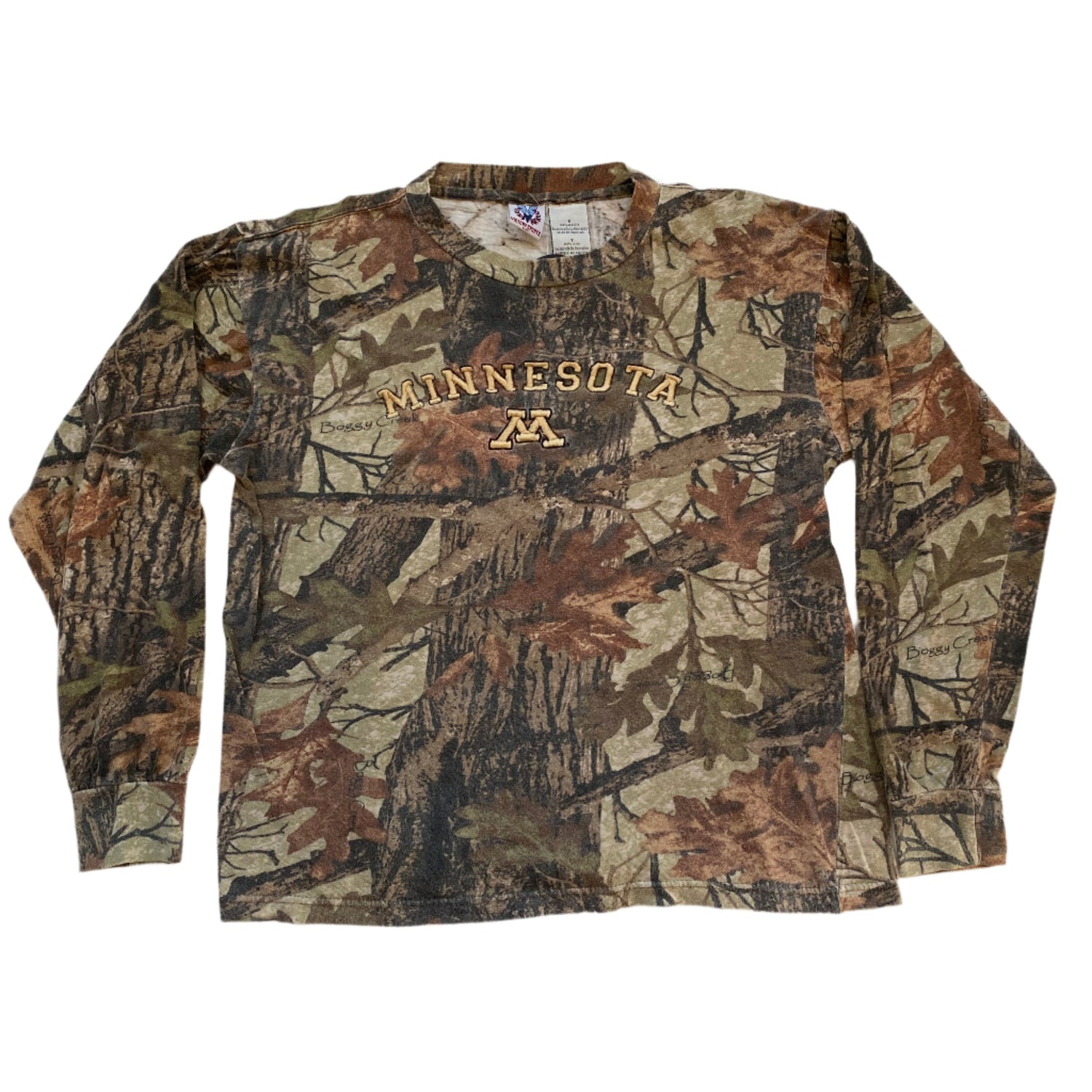 Vintage University of Minnesota Camo Long Sleeve T-Shirt