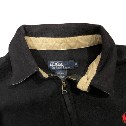 Y2K Polo Ralph Lauren Black Fleece Jacket