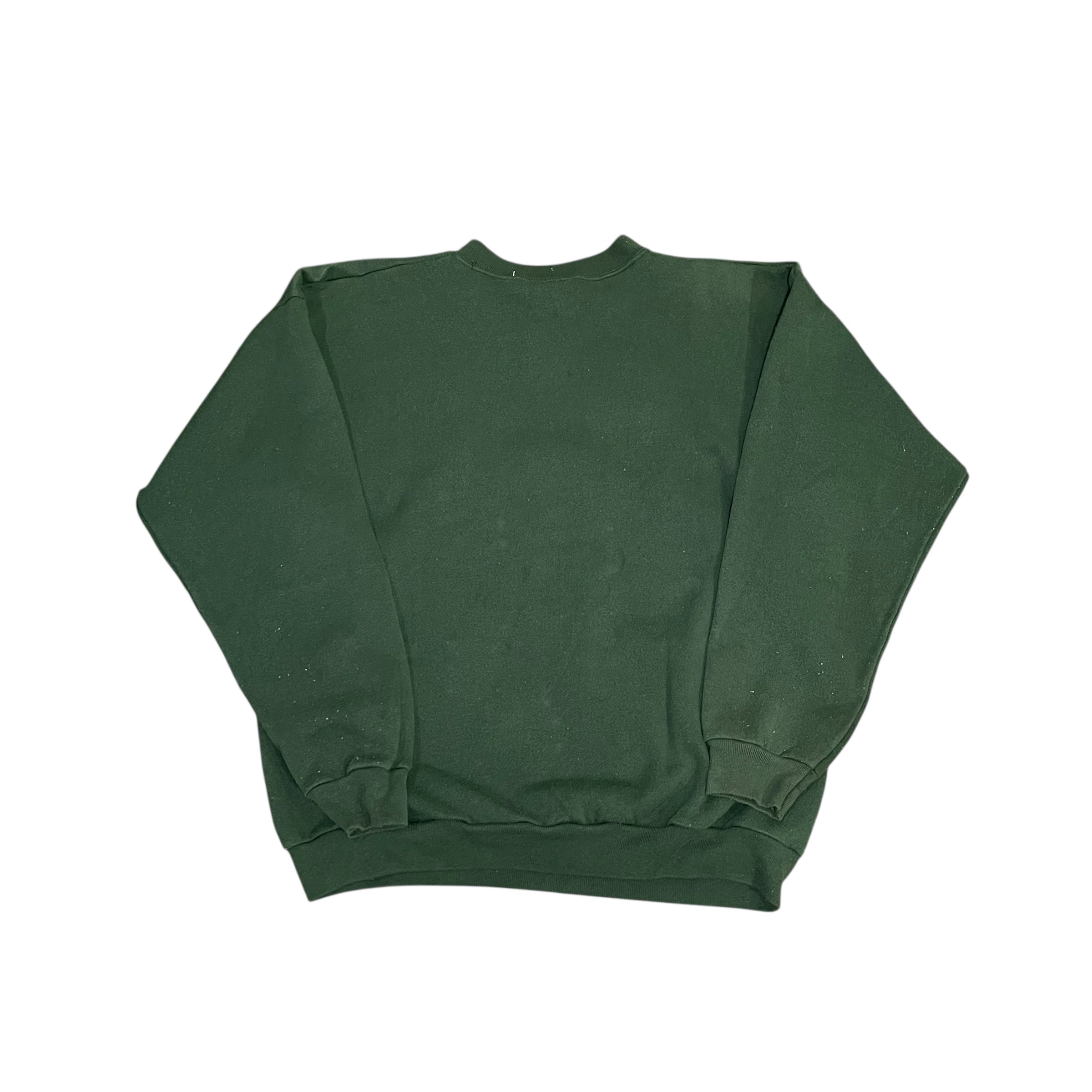 Y2K Green Peanuts Crewneck Sweatshirt