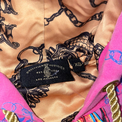 Vintage Christian Audigier Femme Zip-Up Hoodie