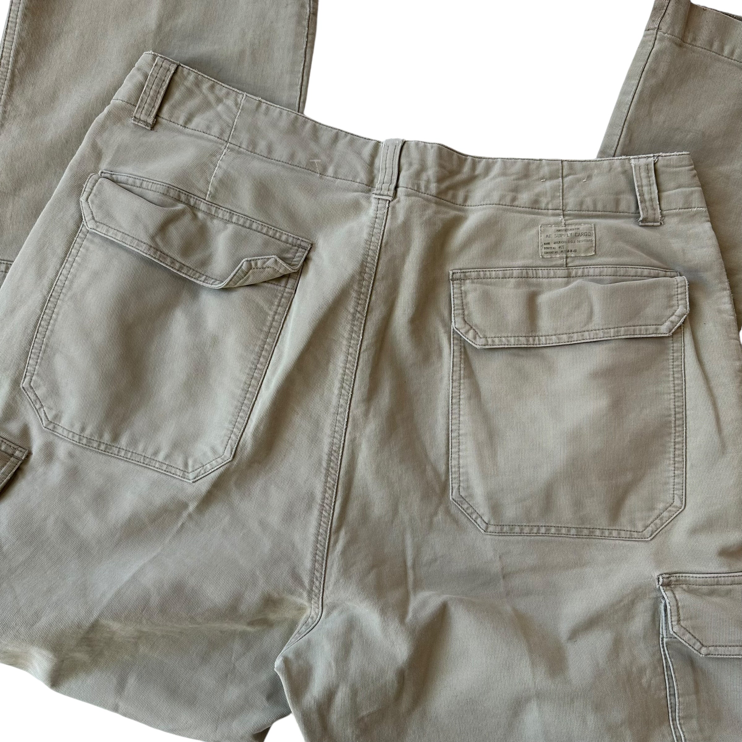 Vintage American Eagle Tan Cargo Pants