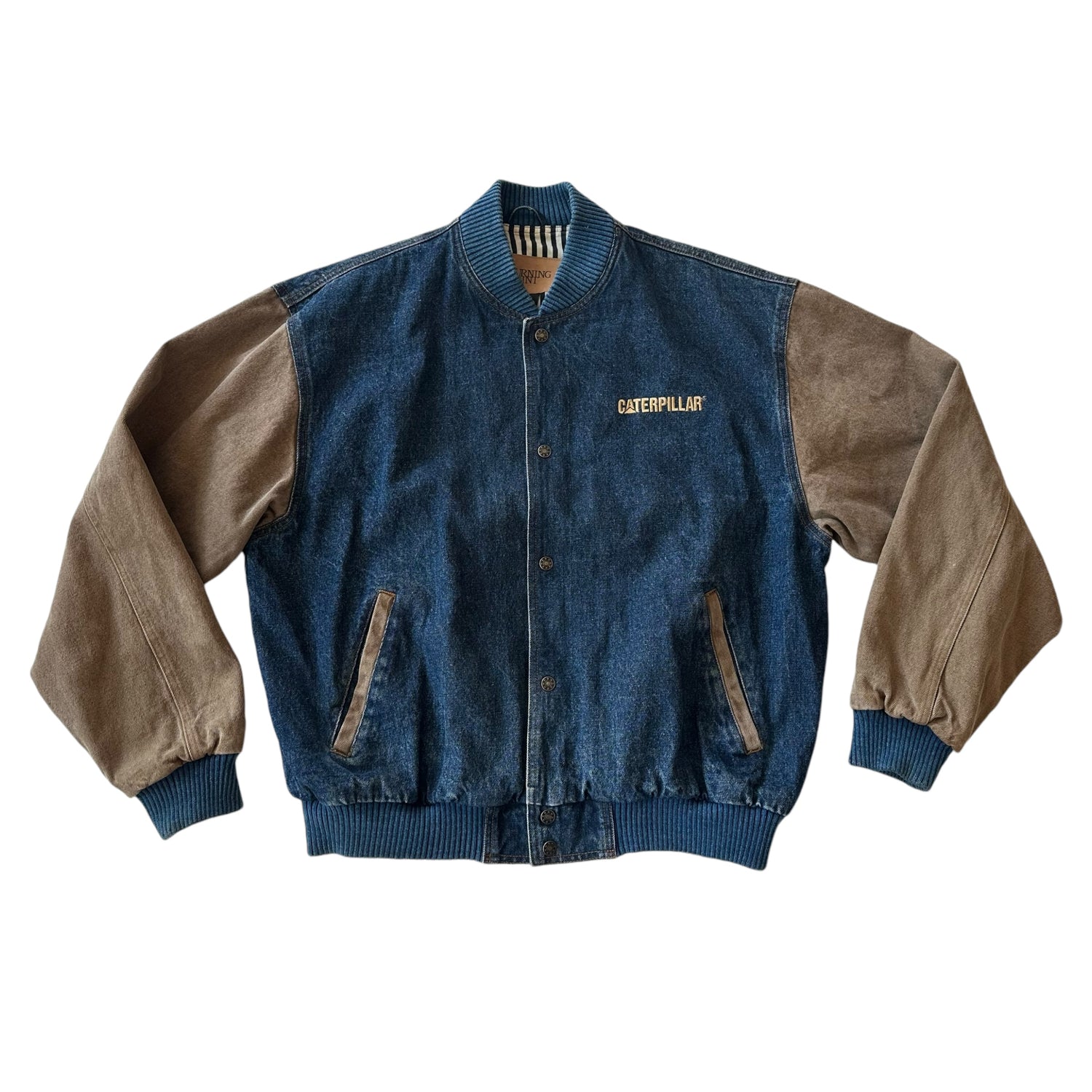 Vintage Caterpillar Two Toned Stadium Jacket