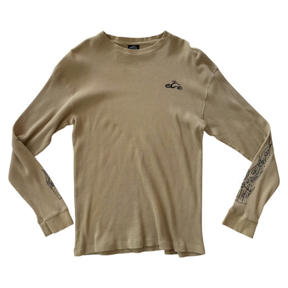 Y2k Orange County Choppers Beige Thermal